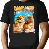Pancakes Bootleg Bootleg Graphic T-Shirt - Black