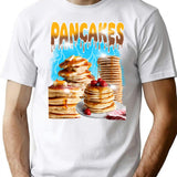 Pancakes Bootleg Bootleg Graphic T-Shirt - White