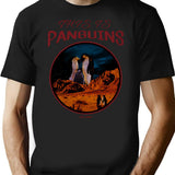 Panguins Bootleg Graphic T-Shirt - Black
