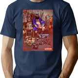 Panulo On The Rocks Bootleg Graphic T-Shirt - Navy