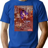 Panulo On The Rocks Bootleg Graphic T-Shirt - Blue