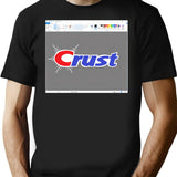 Pasty (With Ms Paint Border) Bootleg Graphic T-Shirt - Black