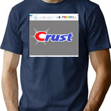 Pasty (With Ms Paint Border) Bootleg Graphic T-Shirt - Navy