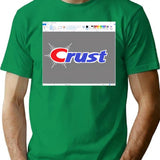 Pasty (With Ms Paint Border) Bootleg Graphic T-Shirt - Green
