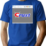 Pasty (With Ms Paint Border) Bootleg Graphic T-Shirt - Blue