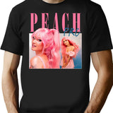 Peach Prc Retro Bootleg Bootleg Graphic T-Shirt - Black