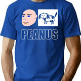 Peanus Bootleg Graphic T-Shirt - Blue