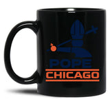 Pope Chicago Pope Robert Prevost Religious Pope Jesus Christian White Sox Black Coffee Mug