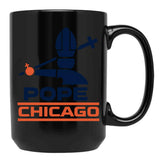 Pope Chicago Pope Robert Prevost Religious Pope Jesus Christian White Sox Black Coffee Mug - Black