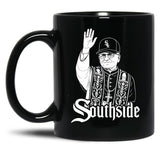 Pope Leo South Side Of Chicago Black Coffee Mug