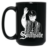 Pope Leo South Side Of Chicago Black Coffee Mug