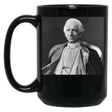 Pope Leo Xiii Black Coffee Mug