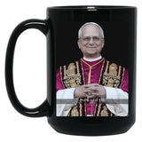 Pope Leo Xiv 2025 Black Coffee Mug