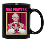 Pope Leo Xiv Daa Prayers Black Coffee Mug - Black