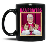Pope Leo Xiv Daa Prayers Black Coffee Mug