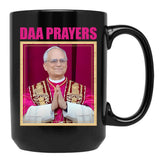 Pope Leo Xiv Daa Prayers Black Coffee Mug - Black