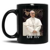 Pope Leo Xiv Fan Art Merch (1) Black Coffee Mug