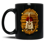 Pope Leo Xiv Fan Art Merch (2) Black Coffee Mug