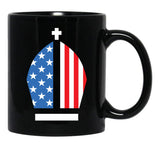 Pope Leo Xiv First American Holy Father Usa Black Coffee Mug - Black