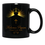 Pope Leo Xiv Habemus Papam In Gold Black Coffee Mug - Black