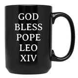Pope Leo Xiv (2) Black Coffee Mug - Black