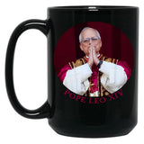 Pope Leo Xiv (4) Black Coffee Mug