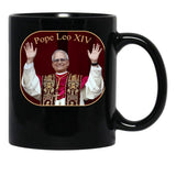 Pope Leo Xiv (5) Black Coffee Mug - Black