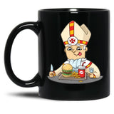 Pope Leo Xiv Black Coffee Mug