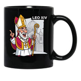 Pope Leo (2) Black Coffee Mug - Black