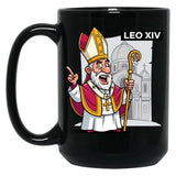 Pope Leo (2) Black Coffee Mug