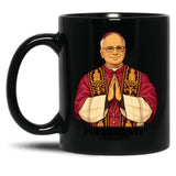 Pope Stylized Pope Leo Xiv Black Coffee Mug