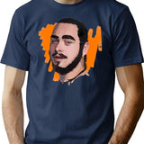 Post Malone Bootleg Graphic T-Shirt - Navy