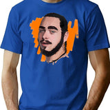 Post Malone Bootleg Graphic T-Shirt - Blue