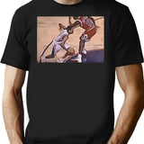 Questions T-Shir Bootleg Graphic T-Shirt - Black