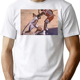 Questions T-Shir Bootleg Graphic T-Shirt - White