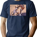 Questions T-Shir Bootleg Graphic T-Shirt - Navy
