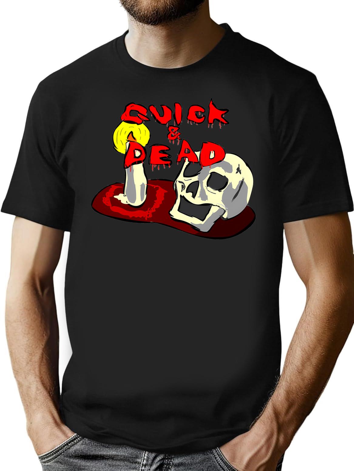 Quick And Dead Bootleg Graphic T-Shirt - Black