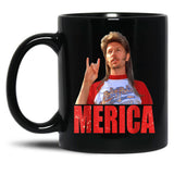 Redneck Firework 4Th Of July America Independence Days Black Coffee Mug