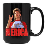 Redneck Firework 4Th Of July America Independence Days Black Coffee Mug - Black