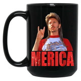 Redneck Firework 4Th Of July America Independence Days Black Coffee Mug