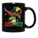 Remembering My Ancestors Mug For Black Boy Kids Juneteenth Gift Black Coffee Mug - Black