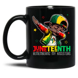 Remembering My Ancestors Mug For Black Boy Kids Juneteenth Gift Black Coffee Mug