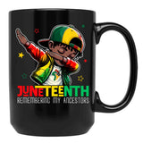 Remembering My Ancestors Mug For Black Boy Kids Juneteenth Gift Black Coffee Mug - Black