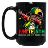Remembering My Ancestors Mug For Black Boy Kids Juneteenth Gift Black Coffee Mug