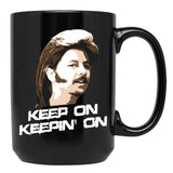 Retro Joe Dirt Keeping On 4Th Of July Men Women Black Coffee Mug - Black