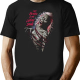 Return of The Living Dead Feel Myself Rotting Premium Heavyweight Cotton T-Shirt - Black