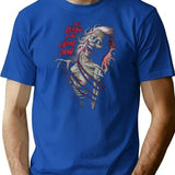 Return of The Living Dead Feel Myself Rotting Premium Heavyweight Cotton T-Shirt - Blue