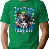 Rip Takeoff Bootleg Graphic T-Shirt - Green