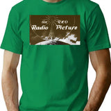 Rko Radio Pictures Intro Screen' T-Shirt - Retro Graphic Tee for Men & Women - Green
