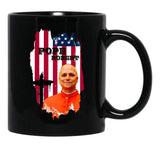 Robert Francis Prevost New Pope Black Coffee Mug - Black